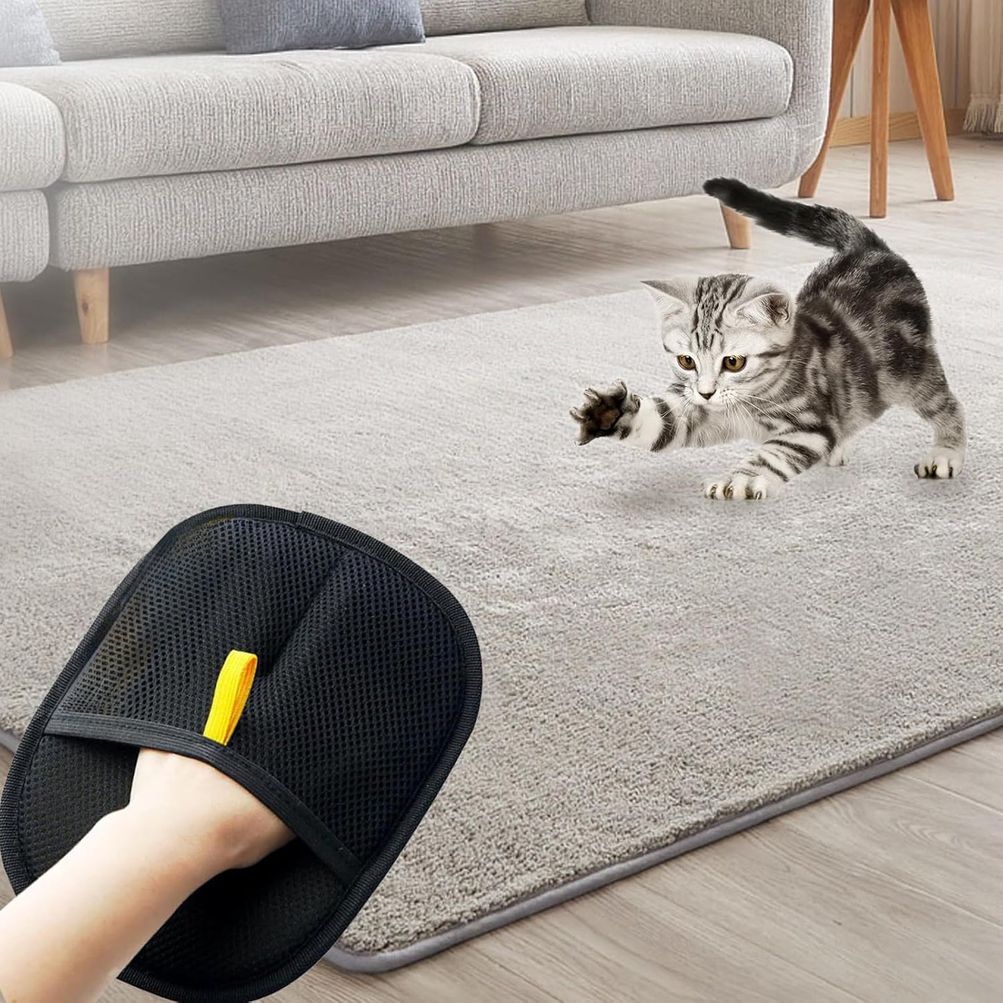Furry Gloves Hair Removal